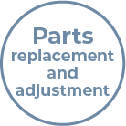 Parts replacement and tuning